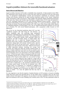 Liquid Crystalline Vitrimers for Renewable Functional Actuators