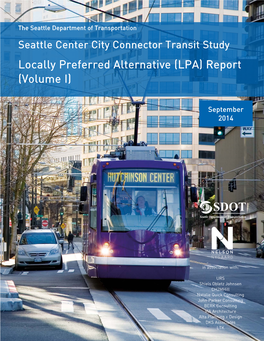 Seattle Center City Connector Transit Study LPA Report
