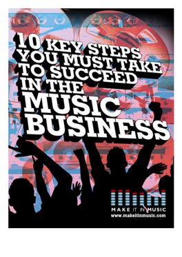 10 Key Steps to Succeed in the Music Business