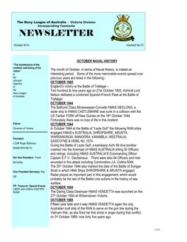 October Newsletter