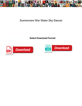 Summoners War Water Sky Dancer