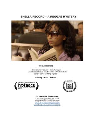 Shella Record – a Reggae Mystery