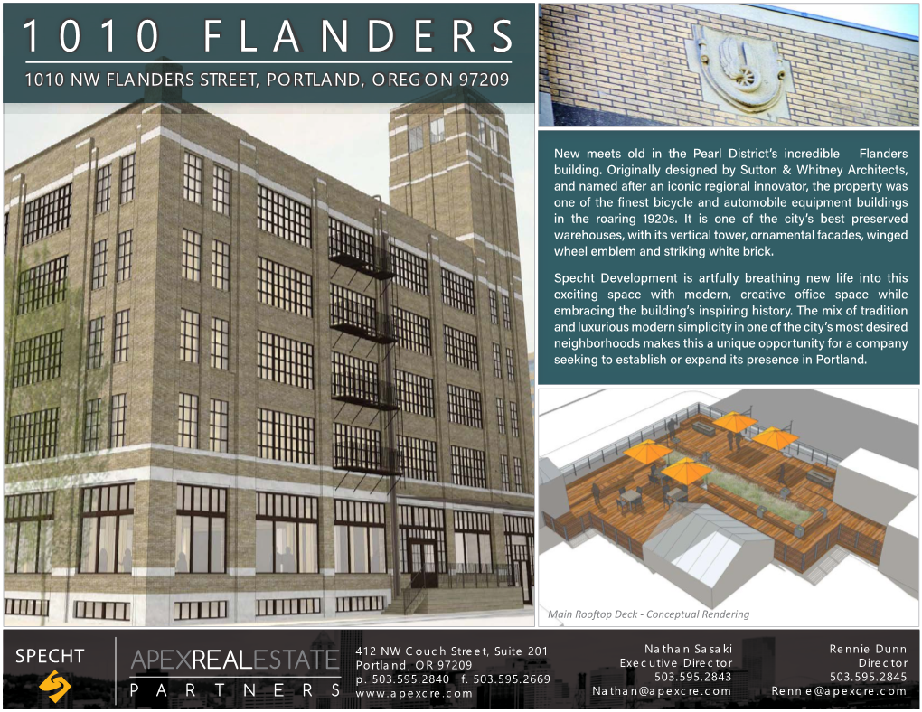 1010 Flanders 1010 Nw Flanders Street, Portland, Oregon 97209