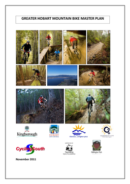 Greater Hobart Mountain Bike Master Plan