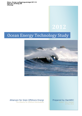 Ocean Energy Technology Study