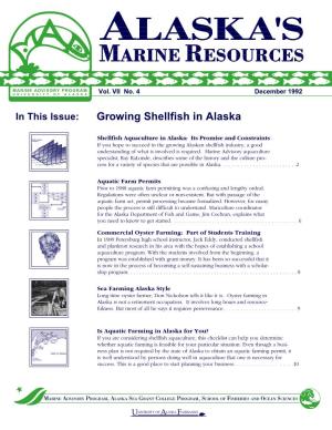 Growing Shellfish in Alaska