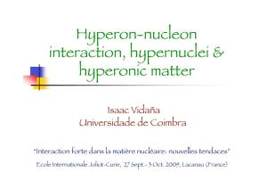 Hyperon-Nucleon Interaction, Hypernuclei & Hyperonic Matter
