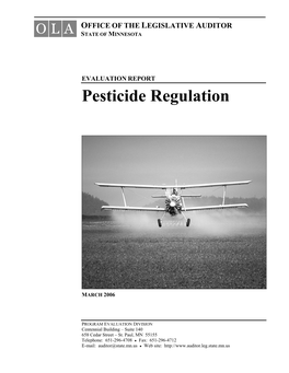 Pesticide Regulation