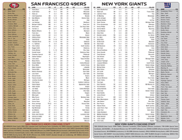 New York Giants San Francisco 49Ers