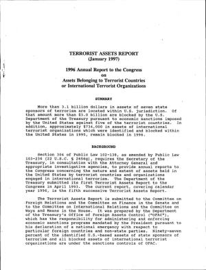 Terrorist Assets Report 1996
