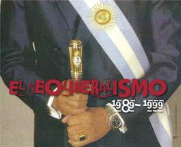 El Neoliberalismo (1989-1999)