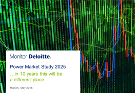 Power Market Study 2025 …In 10 Years This Will Be a Different Place