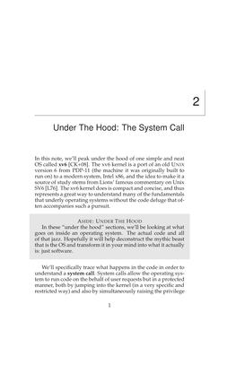The System Call