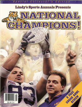 Lindy's Sports Annuals Presents PREVIOUS COACHES TRIED, with MODEST SUCCESS, to Revive LSU's Once• Proud Footbali Tradition