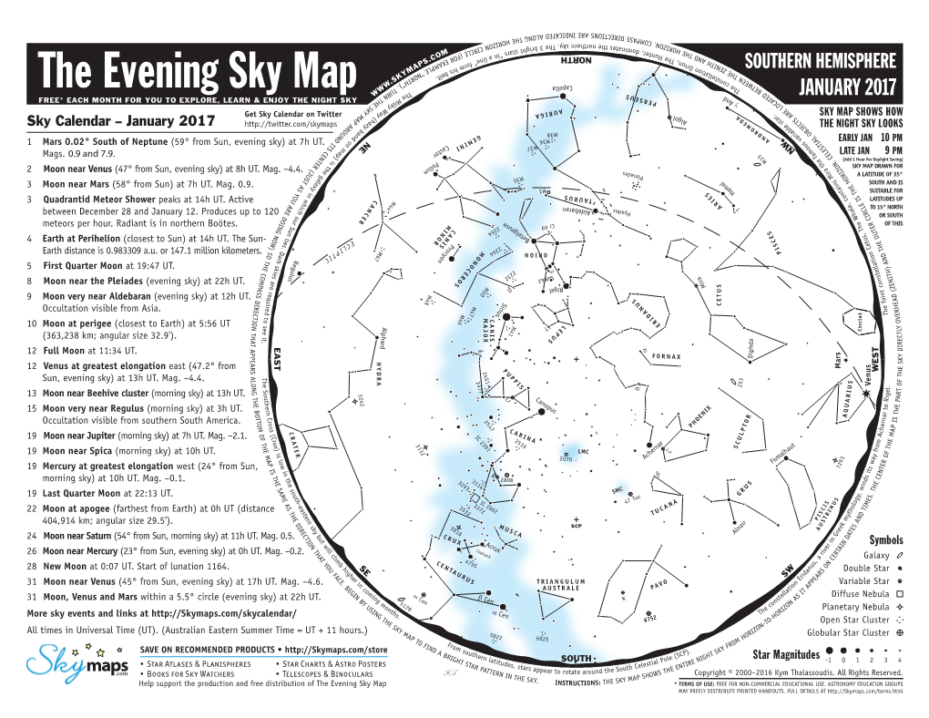 The Evening Sky Map I