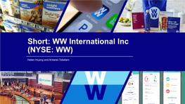 WW International Inc (NYSE: WW)