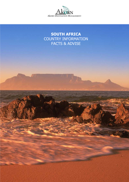 South Africa Country Information Facts & Advise