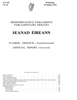 Seanad Éireann