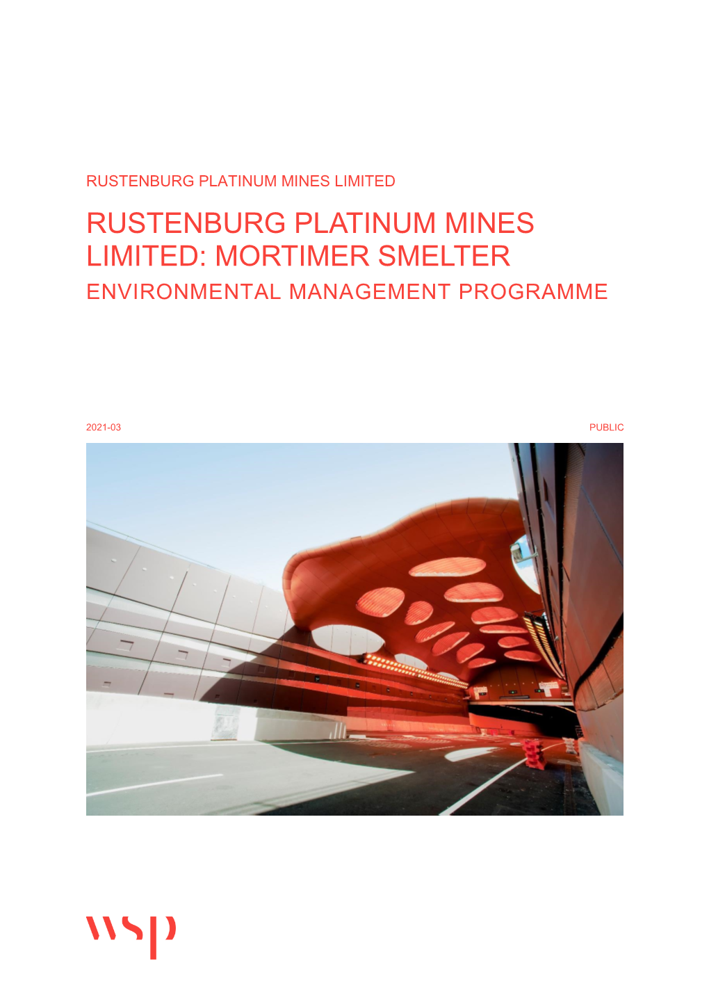 Mortimer Smelter Environmental Management Programme