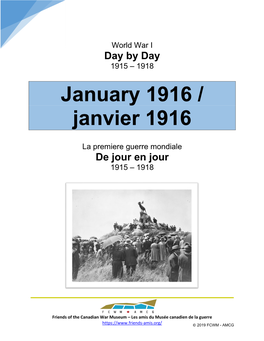 January 1916 / Janvier 1916