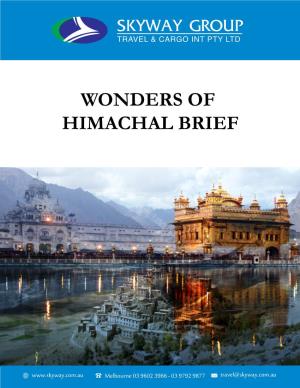 Tour to Wonders of Himachal