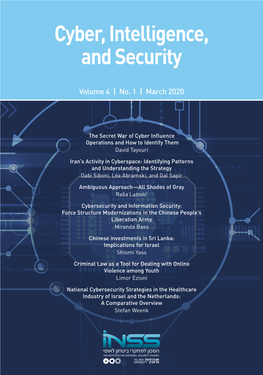 Cyber, Intelligence, and Security