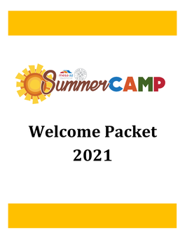 Welcome Packet 2021