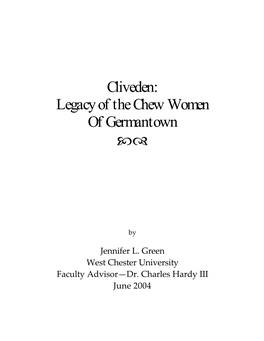 Legacy of Chew Women