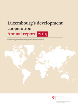 Luxembourg's Development Cooperation Annual Report 2015