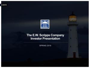 The E.W. Scripps Company Investor Presentation