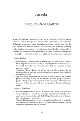 Types of Manipulation