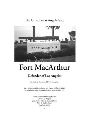 Fort Macarthur Defender of Los Angeles