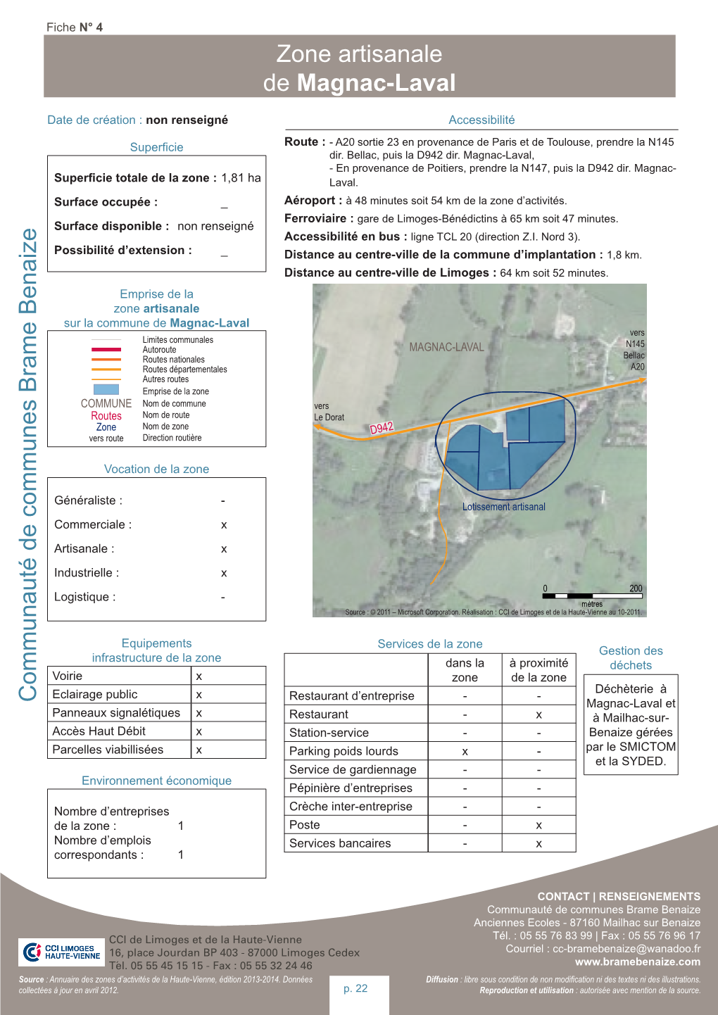 Zone Artisanale De Magnac-Laval