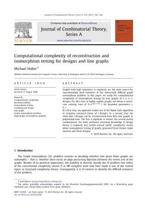 Computational Complexity of Reconstruction and Isomorphism Testing for Designs and Line Graphs