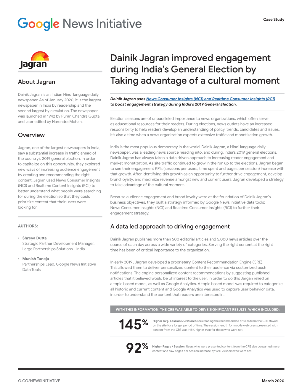 Dainik Jagran Improved Engagement During India’S General Election by About Jagran Taking Advantage of a Cultural Moment