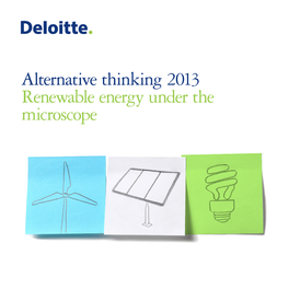 Alternative Thinking 2013 Renewable Energy Under the Microscope Contents