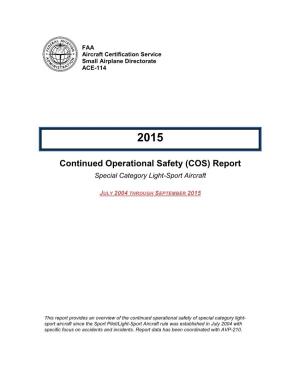 2015 SLSA COS Report