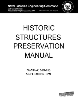 MO-913 Historic Structures Preservation Manual