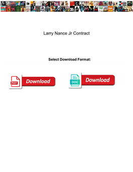 Larry Nance Jr Contract