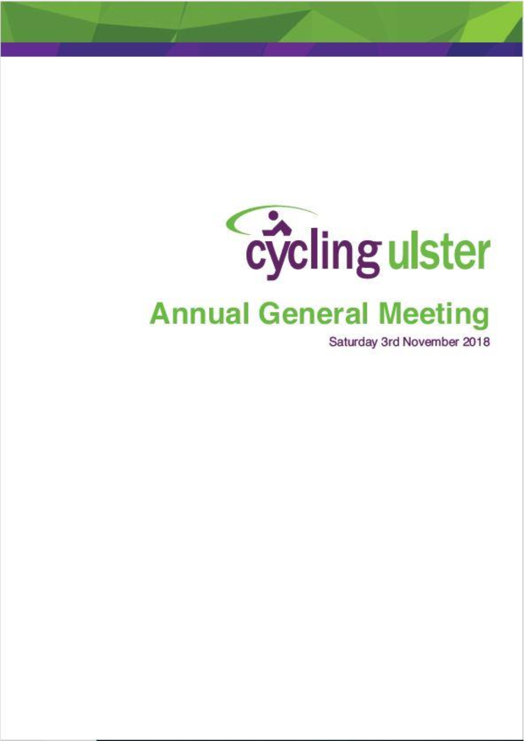 Cycling Ulster AGM 2018
