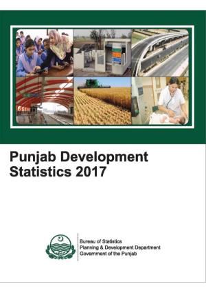 Punjab Development Statistics 2017 Preface