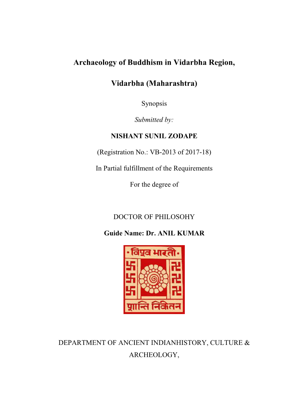 Archaeology of Buddhism in Vidarbha Region, Vidarbha (Maharashtra)