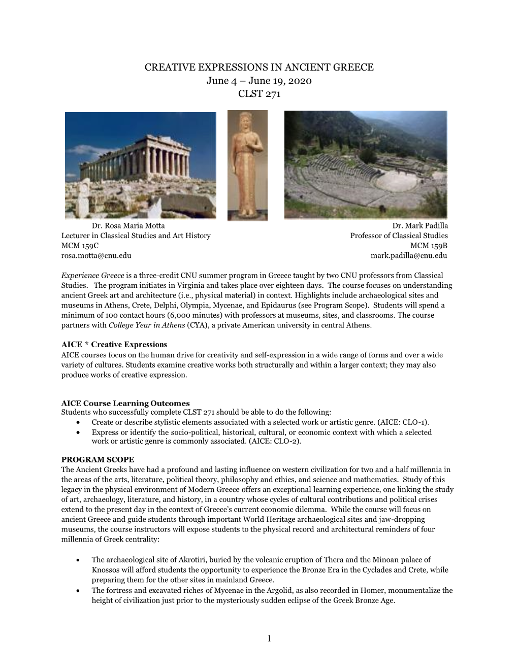 Greece 2016 Syllabus.Docx