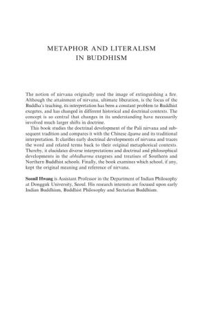 Metaphor and Literalism in Buddhism