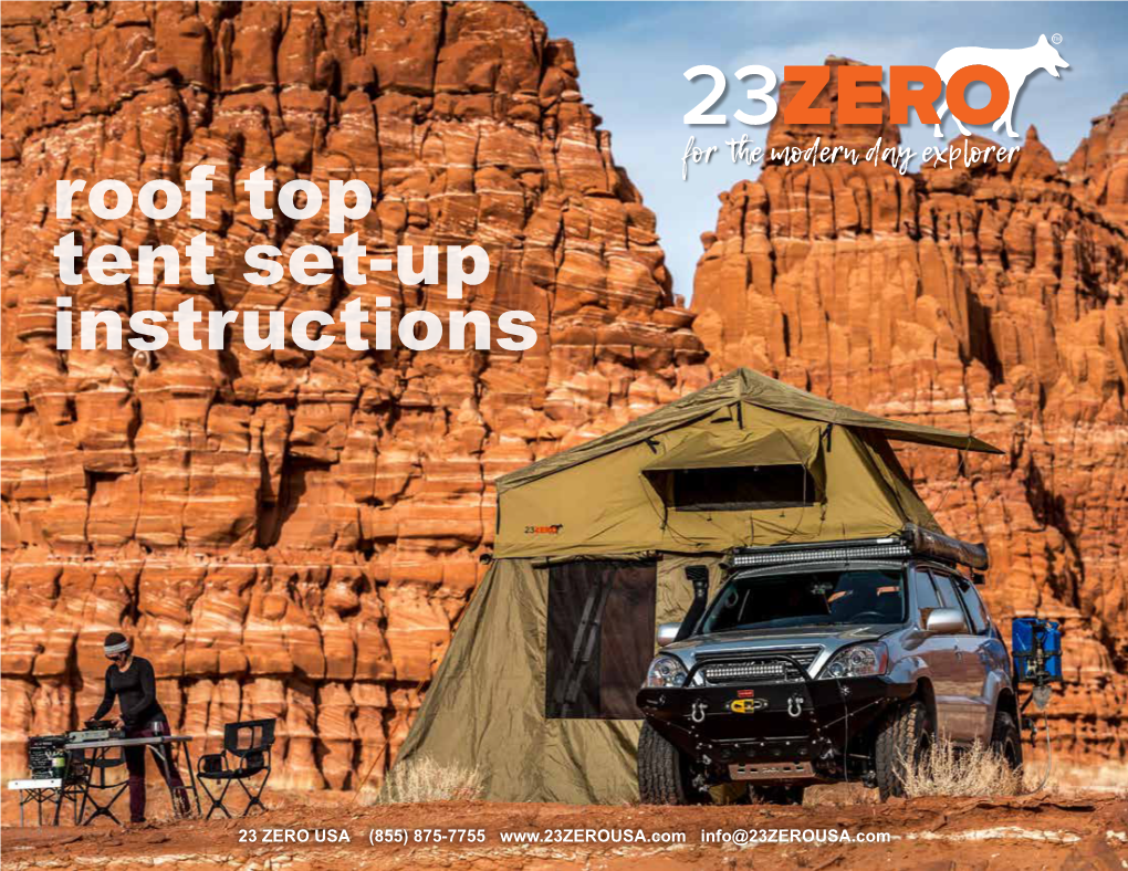 23Zero Tent Usage Instructions