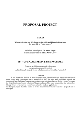 Proposal Project
