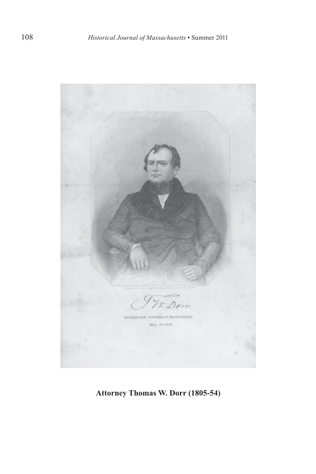 Rhode Island's Dorr Rebellion and Bay State Politics, 1842-1843 by Erik