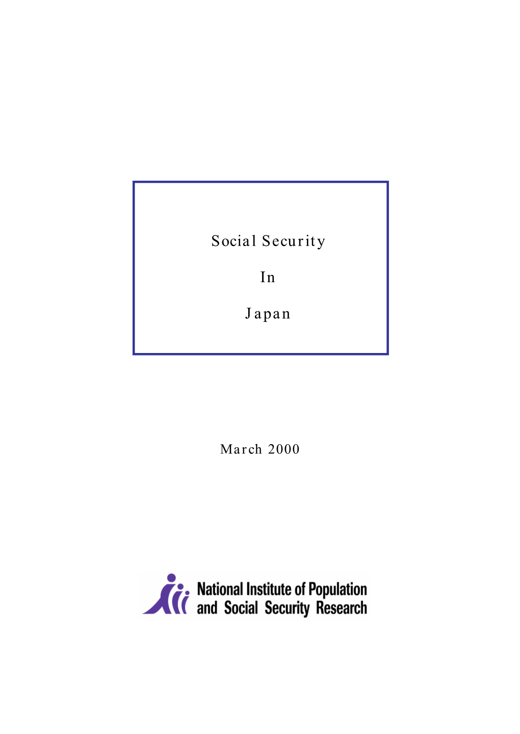 Social Security in Japan Could Be Found in Charity-Oriented Communal Activities for the Poor in a Pre-Modern Era