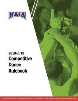 Competitive Dance Rulebook