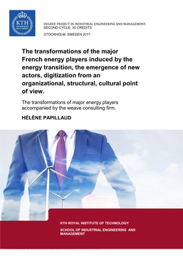 The Transformations of the Major French Energy Players Induced By